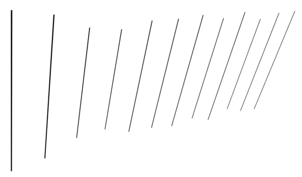 Linien Perspektive Abgewinkelte Schräge Schräge Und Diagonale Linien Streifen Vektor — Stockvektor