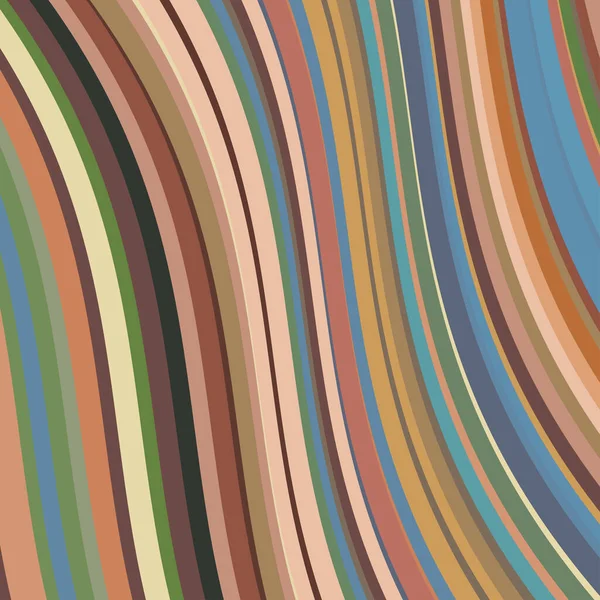 Verzerrte Wellenförmige Linien Streifen Abstrakte Bunte Vektortextur Hintergrund Aktienvektorillustration Clip — Stockvektor