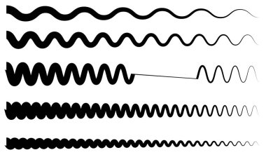 Çizgi, çizgi elementi bozulmuş, deforme olmuş efekt
