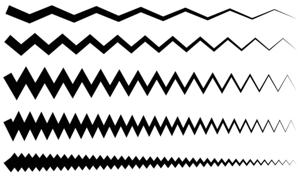 Ligne Élément Rayé Avec Effet Déformé Déformé — Image vectorielle