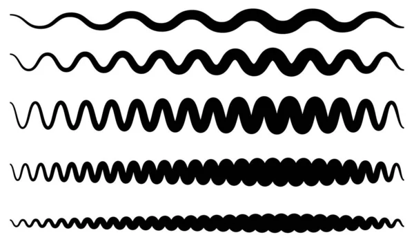 Line Stripe Element Distorted Deformed Effect — Stock Vector