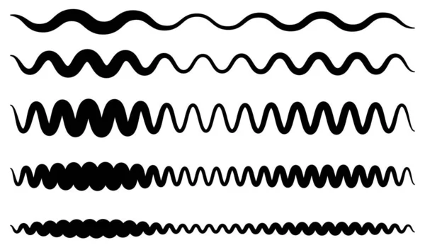 Línea Elemento Franja Con Efecto Deformado Distorsionado — Archivo Imágenes Vectoriales