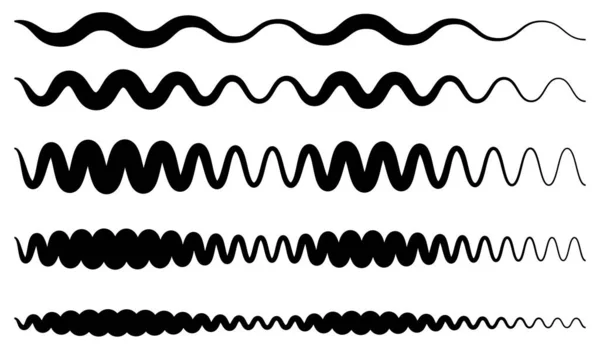 Ligne Élément Rayé Avec Effet Déformé Déformé — Image vectorielle