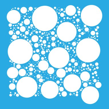 Rastgele daireler vektör deseni, doku - stok vektör çizimi, klip- sanat grafikleri