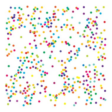 Rastgele daireler vektör deseni, doku - stok vektör çizimi, klip- sanat grafikleri