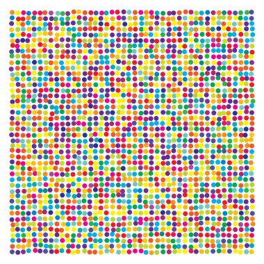 Küçük noktalar, noktalı, daire şeklinde. Nokta, noktalama dokusu. Noktacı, noktacılık geçmişi. Rastgele polkadotlar, benekler