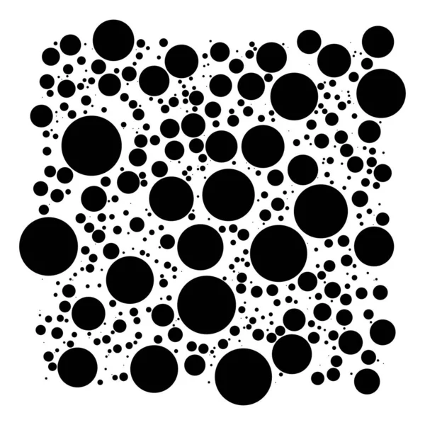 Τυχαία Κύκλους Διάνυσμα Μοτίβο Υφή Εικονογράφηση Διάνυσμα Απόθεμα Κλιπ Art — Διανυσματικό Αρχείο