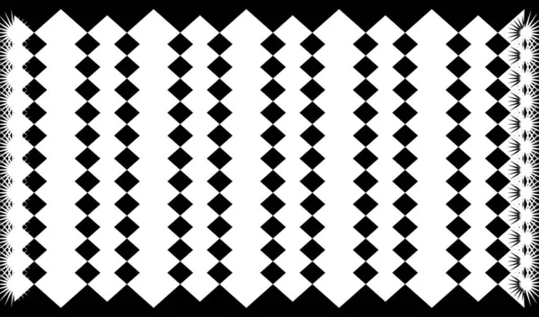 Zig Zag Cross Cross Edgy Lines Pattern Element — стоковый вектор