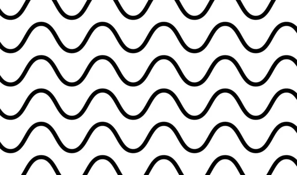 Golvend Golvende Golflijnen Strepen Patroon Textuur Element — Stockvector