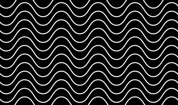 Волнистые Волнистые Волновые Линии Рисунок Полос Текстурный Элемент — стоковый вектор