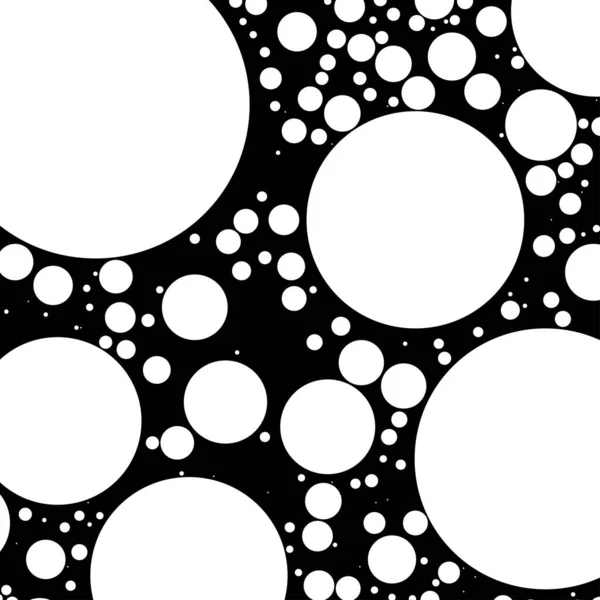 Náhodné Tečky Kruhy Tečkovaný Vzorec Vektor Textury Stipple Stippling Pointillist — Stockový vektor