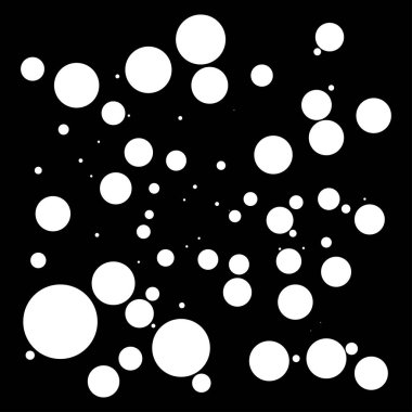 Rastgele noktalar, daireler, noktalı desen, doku vektörü. Noktalama, noktalama noktası arkaplanı