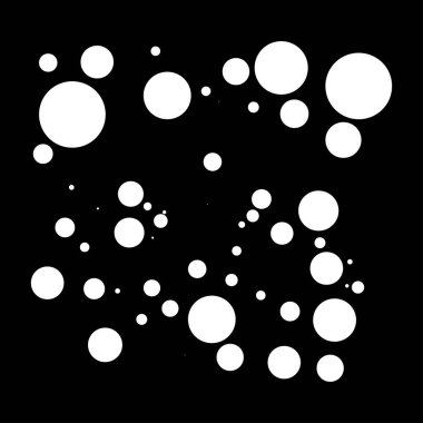Rastgele noktalar, daireler, noktalı desen, doku vektörü. Noktalama, noktalama noktası arkaplanı