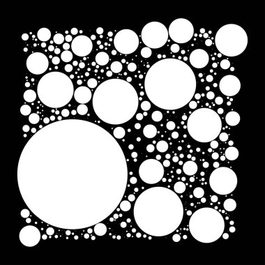 Rastgele noktalar, daireler, noktalı desen, doku vektörü. Noktalama, noktalama noktası arkaplanı
