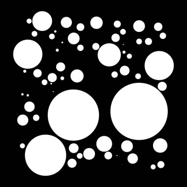 Rastgele noktalar, daireler, noktalı desen, doku vektörü. Noktalama, noktalama noktası arkaplanı