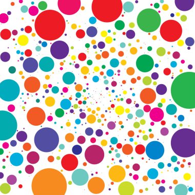 Rastgele noktalar, daireler, noktalı desen, doku vektörü. Noktalama, noktalama noktası arkaplanı