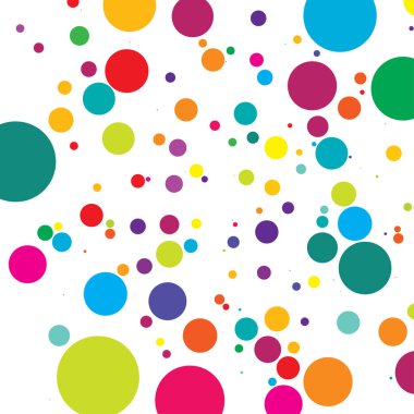 Rastgele noktalar, daireler, noktalı desen, doku vektörü. Noktalama, noktalama noktası arkaplanı