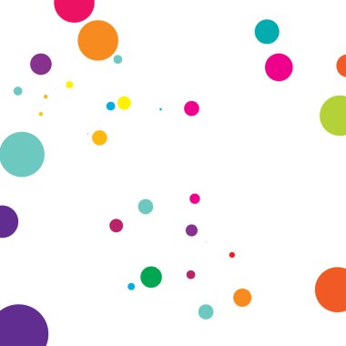 Rastgele noktalar, daireler, noktalı desen, doku vektörü. Noktalama, noktalama noktası arkaplanı