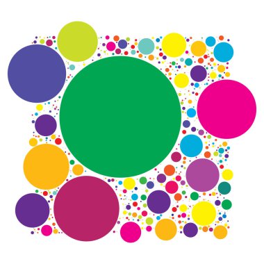 Rastgele noktalar, daireler, noktalı desen, doku vektörü. Noktalama, noktalama noktası arkaplanı