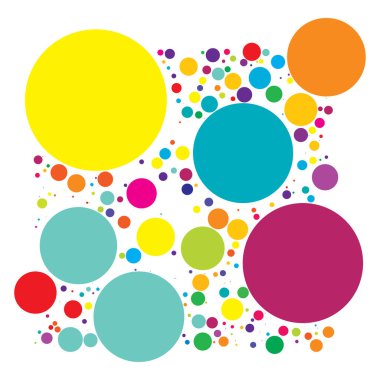 Rastgele noktalar, daireler, noktalı desen, doku vektörü. Noktalama, noktalama noktası arkaplanı