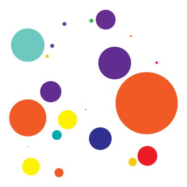 Rastgele noktalar, daireler, noktalı desen, doku vektörü. Noktalama, noktalama noktası arkaplanı