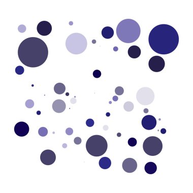 Rastgele noktalar, daireler, noktalı desen, doku vektörü. Noktalama, noktalama noktası arkaplanı