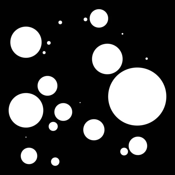 Zufällige Punkte Kreise Punktmuster Texturvektor Stippiger Pointillistischer Hintergrund — Stockvektor