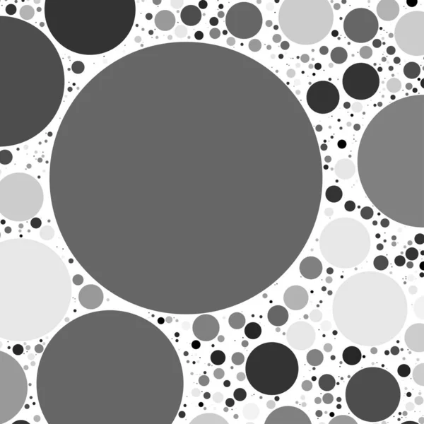 Pois Aléatoires Cercles Motif Pointillé Vecteur Texture Stipple Toile Fond — Image vectorielle