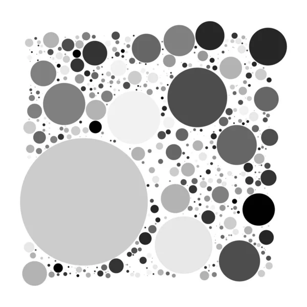 Zufällige Punkte Kreise Punktmuster Texturvektor Stippiger Pointillistischer Hintergrund — Stockvektor