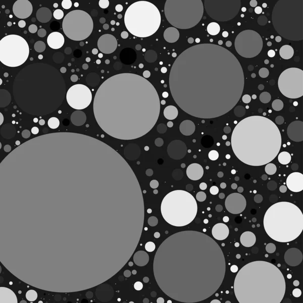 Pois Aléatoires Cercles Motif Pointillé Vecteur Texture Stipple Toile Fond — Image vectorielle