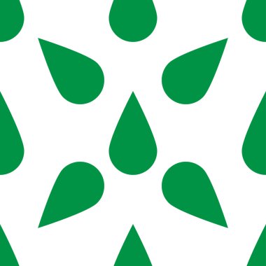 Yeşil yaprak, çiçek, bitki doğal, pürüzsüz desen. Bahçıvanlık, yeşillik, botanik doğa geçmişi - stok vektör illüstrasyonu, klip sanatları grafikleri