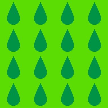 Yeşil yaprak, çiçek, bitki doğal, pürüzsüz desen. Bahçıvanlık, yeşillik, botanik doğa geçmişi - stok vektör illüstrasyonu, klip sanatları grafikleri