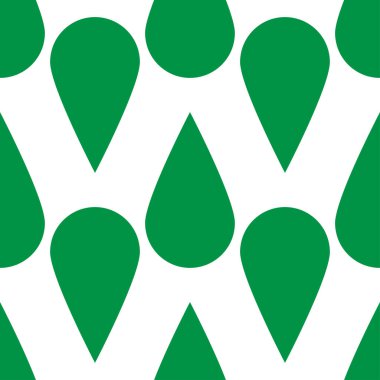 Yeşil yaprak, çiçek, bitki doğal, pürüzsüz desen. Bahçıvanlık, yeşillik, botanik doğa geçmişi - stok vektör illüstrasyonu, klip sanatları grafikleri