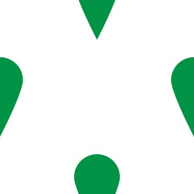 Yeşil yaprak, çiçek, bitki doğal, pürüzsüz desen. Bahçıvanlık, yeşillik, botanik doğa geçmişi - stok vektör illüstrasyonu, klip sanatları grafikleri