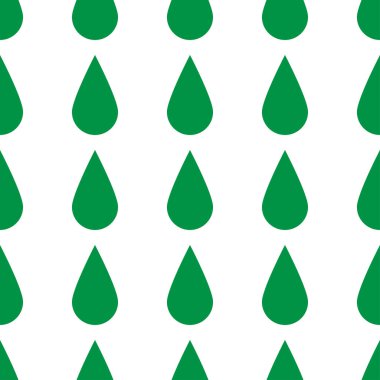 Yeşil yaprak, çiçek, bitki doğal, pürüzsüz desen. Bahçıvanlık, yeşillik, botanik doğa geçmişi - stok vektör illüstrasyonu, klip sanatları grafikleri