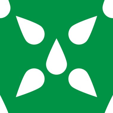 Yeşil yaprak, çiçek, bitki doğal, pürüzsüz desen. Bahçıvanlık, yeşillik, botanik doğa geçmişi - stok vektör illüstrasyonu, klip sanatları grafikleri