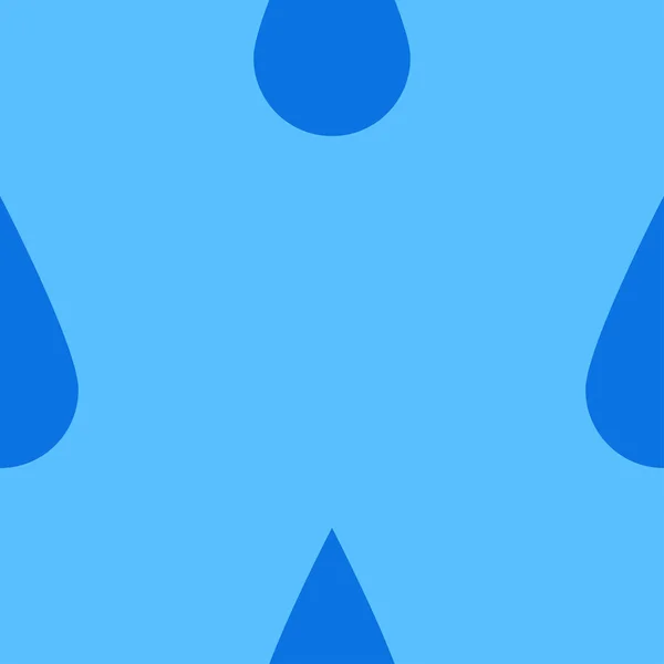 Gotas Azuis Naturais Água Líquido Fluido Aqua Sem Costura Padrão —  Vetores de Stock