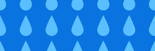 アクアシームレスパターン 背景の自然な青の滴 液滴背景 株式ベクトルイラスト クリップアートグラフィック — ストックベクタ