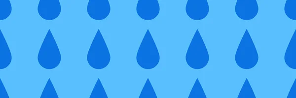 Природные Голубые Капли Воды Жидкости Жидкости Аква Бесшовный Узор Фон — стоковый вектор
