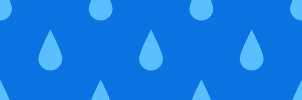 アクアシームレスパターン 背景の自然な青の滴 液滴背景 株式ベクトルイラスト クリップアートグラフィック — ストックベクタ