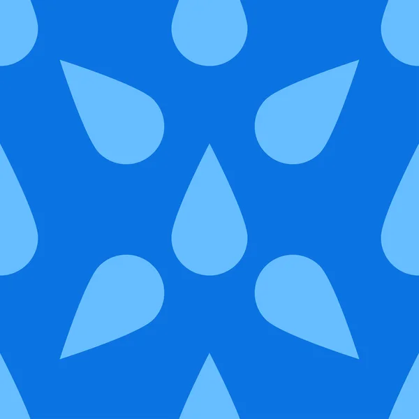 Gouttes Eau Bleu Naturel Liquide Fluide Aqua Motif Sans Couture — Image vectorielle