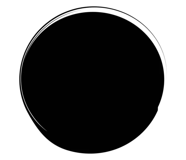 Círculos Abstractos Blanco Negro Elementos Circulares Diseño Espiral Remolino Giro — Vector de stock