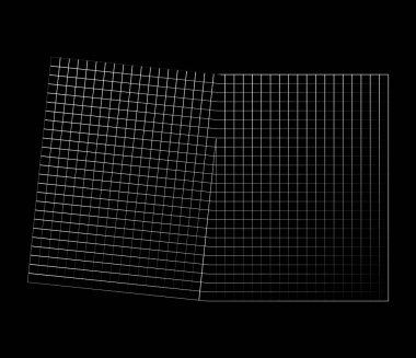 Ayna, ince düzensiz ızgara, ızgara, ızgara ve kafes geometrik vektör ögesi, desen, doku