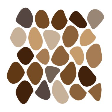 Taş, kaya, çakıl taşı duvar deseni, doku. İnşaat, inşaat, kısıtlama konsepti çizimi