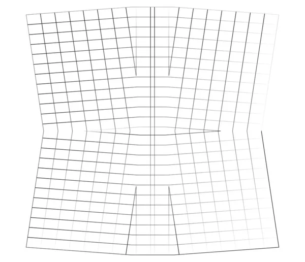 镜像的不规则网格 光栅和晶格几何矢量元 — 图库矢量图片
