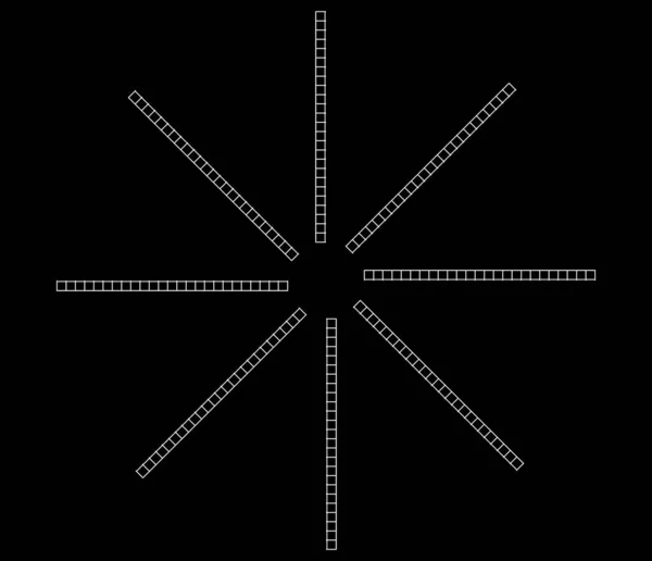 Зеркальный Настраиваемый Неправильная Сетка Сетка Решетка Геометрический Векторный Элемент Решетки — стоковый вектор
