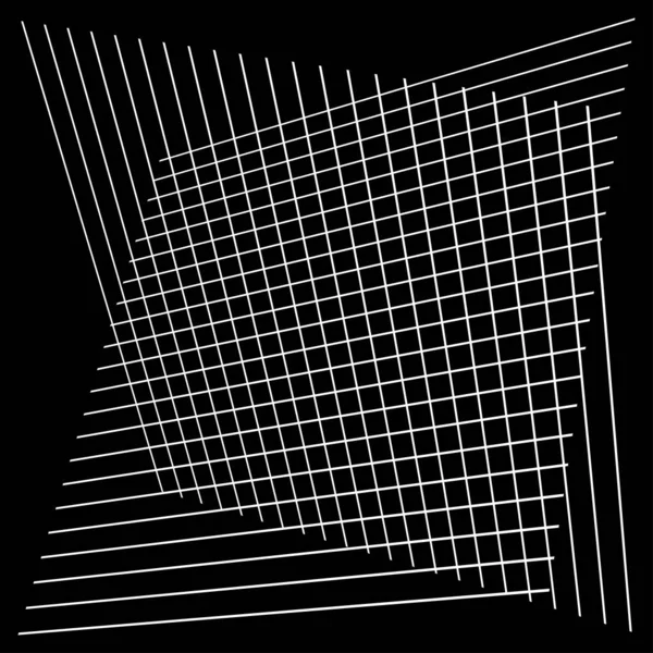 Abstrakt Slumpmässigt Rutnät Mesh Galler Och Gallermönster Med Sneda Diagonala — Stock vektor