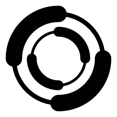 Crosshair, hedef işareti, soyut vektör reaksiyonu. Ara, ara, doğruluk simgesi. Bullseye, nokta konsepti