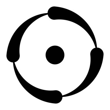 Crosshair, hedef işareti, soyut vektör reaksiyonu. Ara, ara, doğruluk simgesi. Bullseye, nokta konsepti