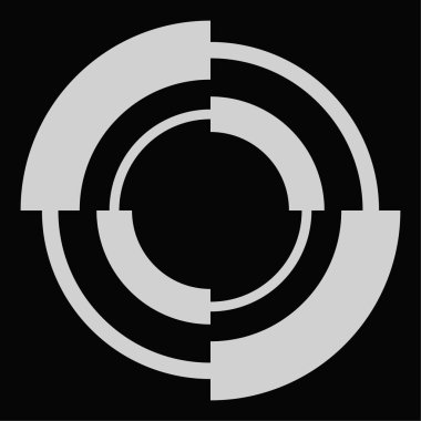 Crosshair, hedef işareti, soyut vektör reaksiyonu. Ara, ara, doğruluk simgesi. Bullseye, nokta konsepti